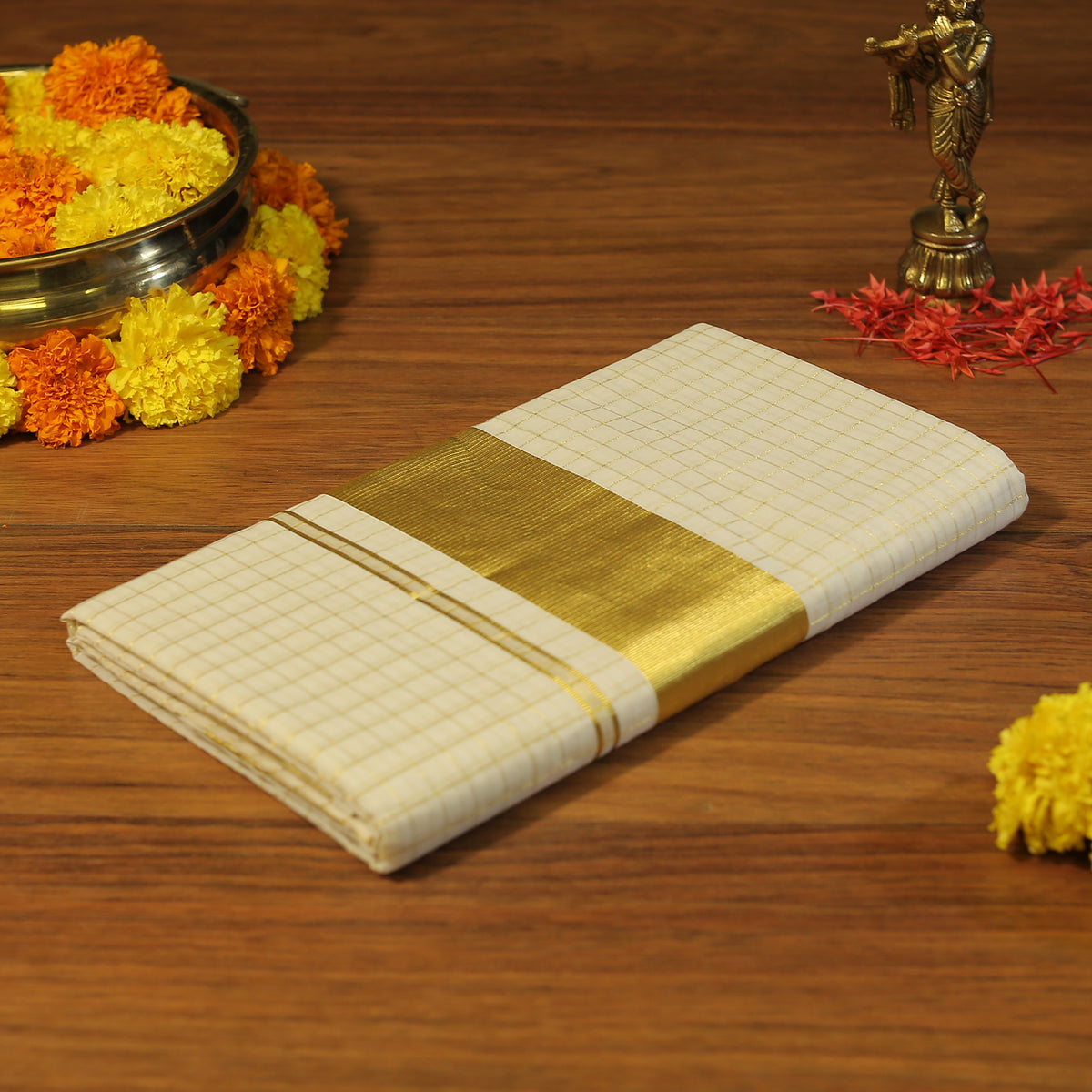 Kannur Handloom Yoga Mat  Pure Cotton, Eco-Friendly Material– CultureShoppe