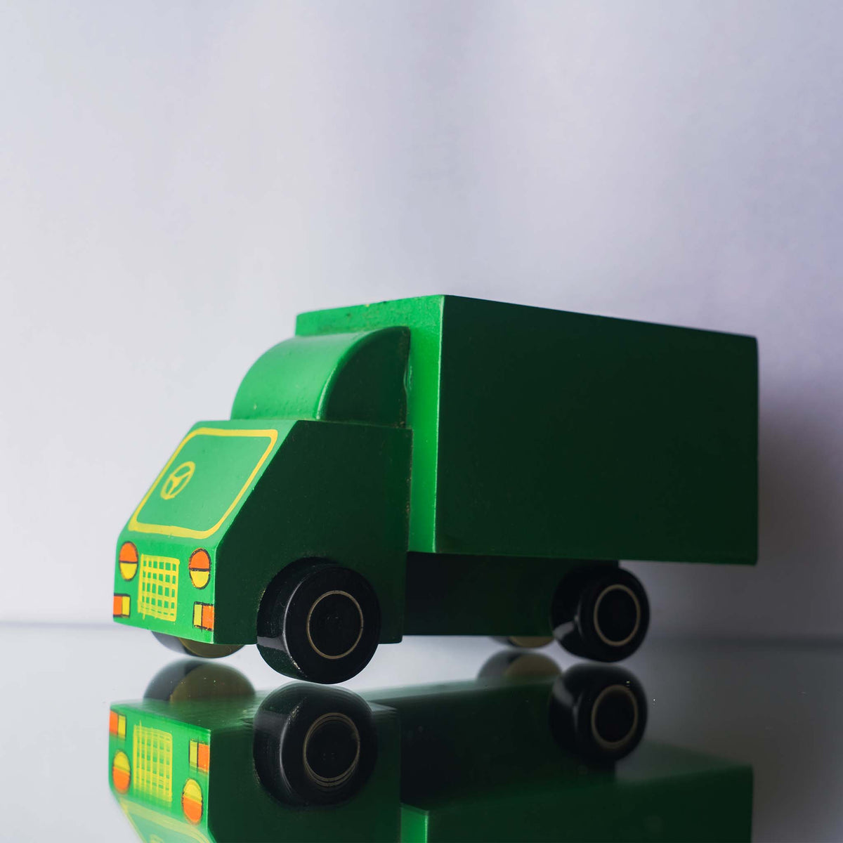 Wooden food 2024 truck toy