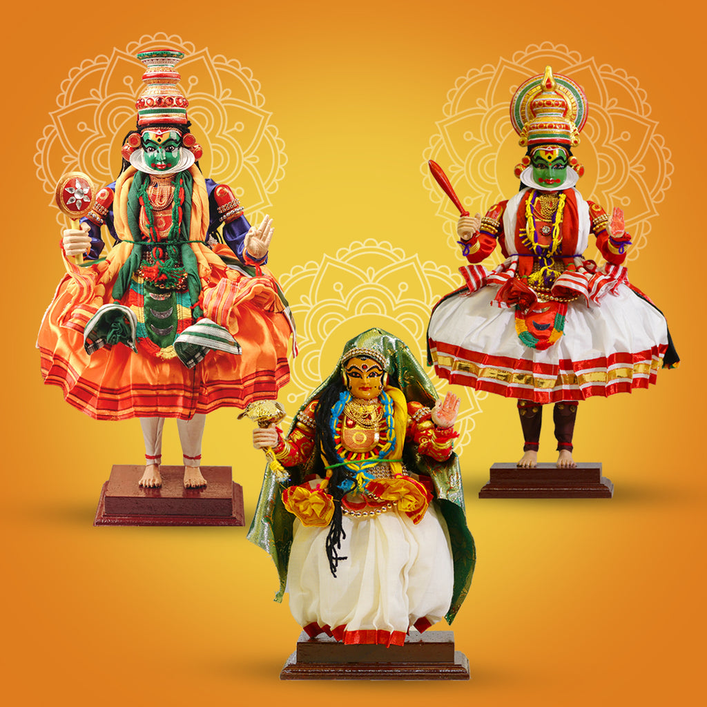 Kathakali Captured: Artistry in A Doll | Classical Dance | Figurine| GIft | Momento