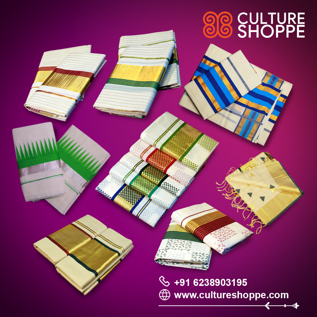 Weaves of Balaramapuram | Kuthampully | Handloom | Kerala Sari | Onam Saree | Mundum Neriyathum | Timeless Treasures