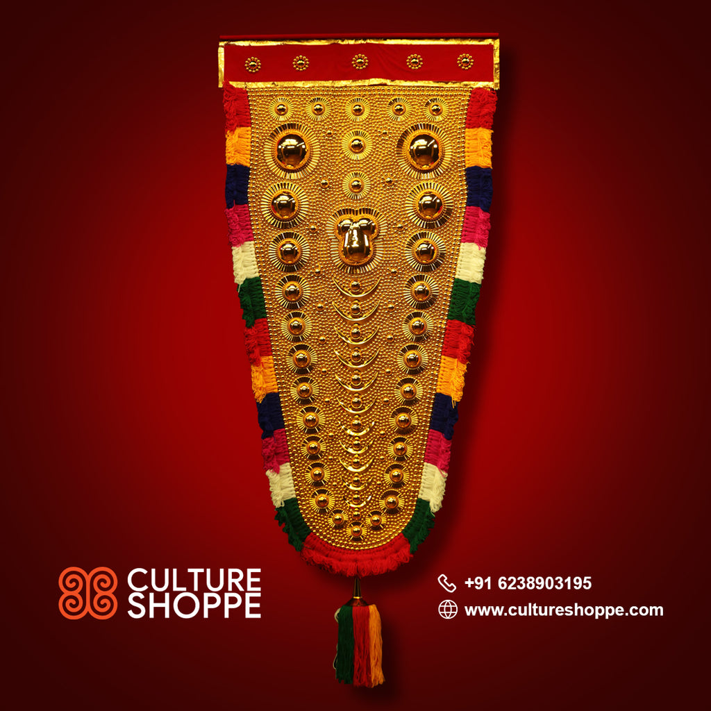 Elephant Forehead Ornament | Nettipattom | Kerala | Caparison Wall Hangings | Decoration | Thrissur Pooram