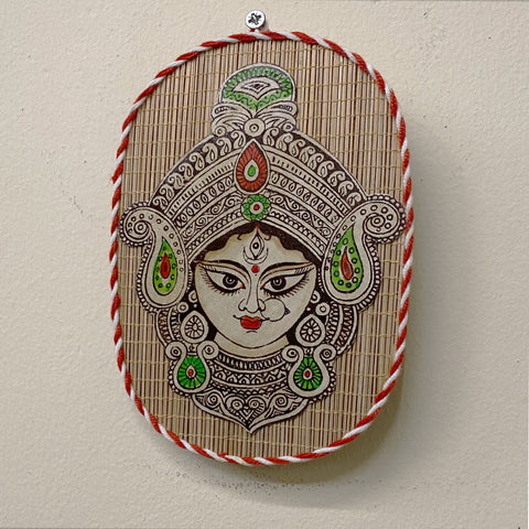 durga face wall hanging